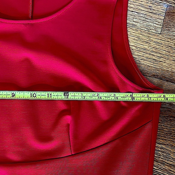 🔴🔥LaEl CoutureSexy &EdgyRed DressHandswonFlowersStretchy FormFitting S:L/M - Picture 9 of 11